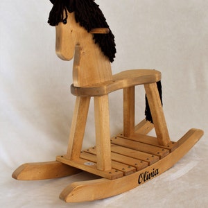 Junior Wooden Rocking Horse image 2