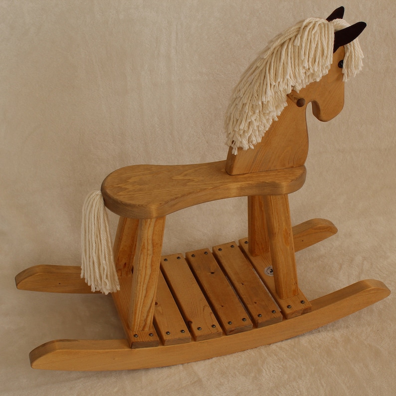 Junior Wooden Rocking Horse image 3