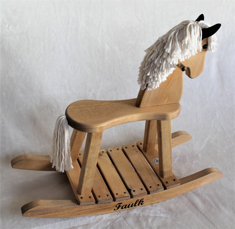 Junior Wooden Rocking Horse image 5