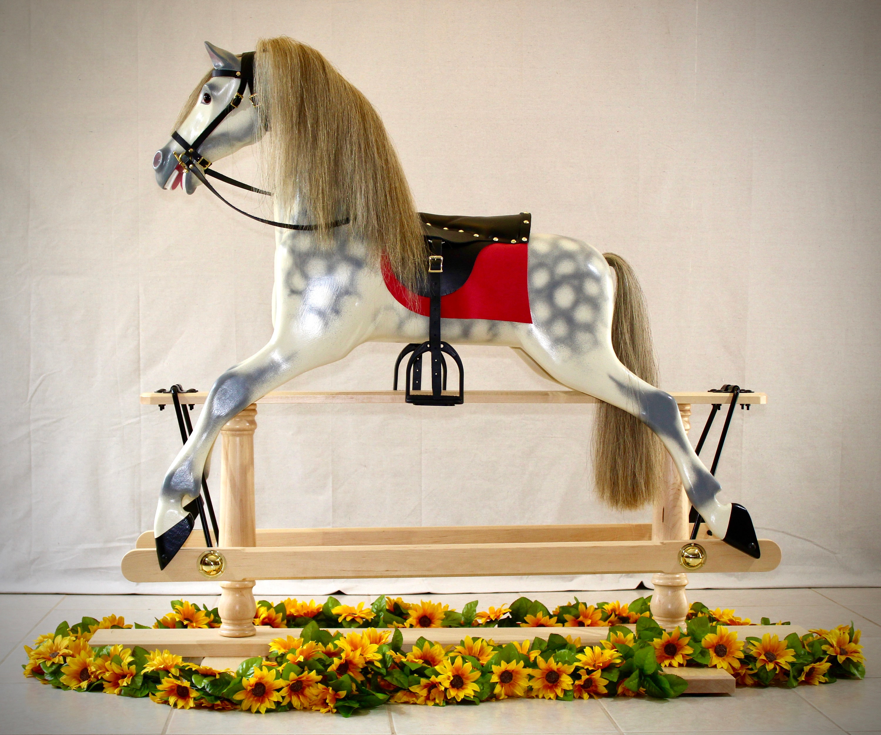 Grey hotsell rocking horse