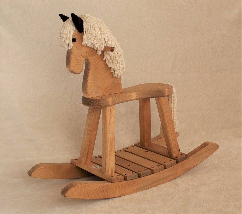 Junior Wooden Rocking Horse image 1