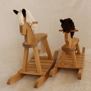 Junior Wooden Rocking Horse image 8