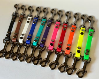 Prong Collar Safety Clip- Black Hardware