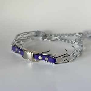 3.0mm Custom Prong Collar with Quick Release Buckle