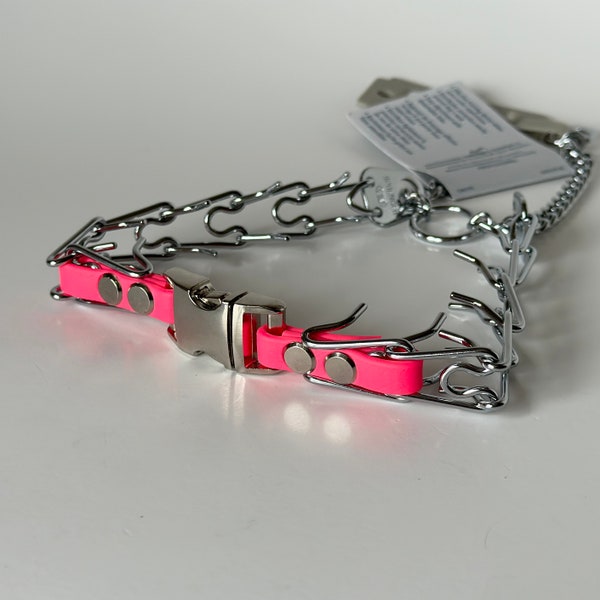 2.25mm Custom Prong Collar with Quick Release Buckle