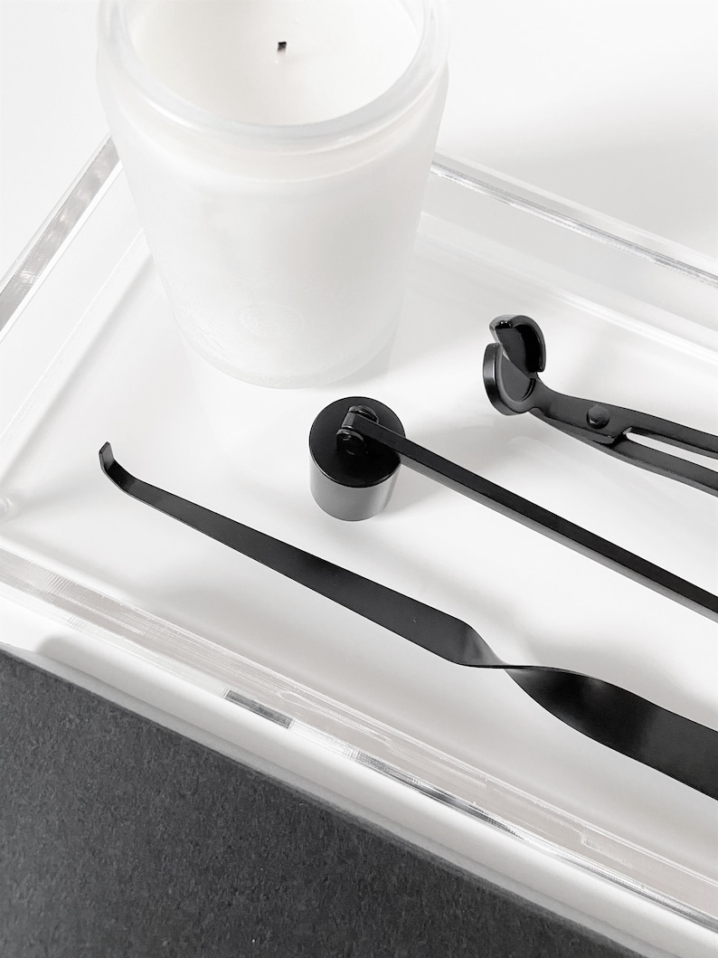 Candle Accessory Set Candle Care Three Piece Tool Kit Wick Etsy