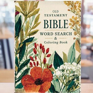 Bible Word Search & Coloring Book for Adults | Larger Print Scripture Puzzle | Christian Activity Book | Printable Faith Workbook | Mom Gift