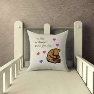 Coussin ourson, câlin ourson, personnaliser, ourson, pot de miel, coin ourson, coussin pour la Saint-Valentin, pot de miel, le câlin est toujours à la bonne taille, oreiller câlin