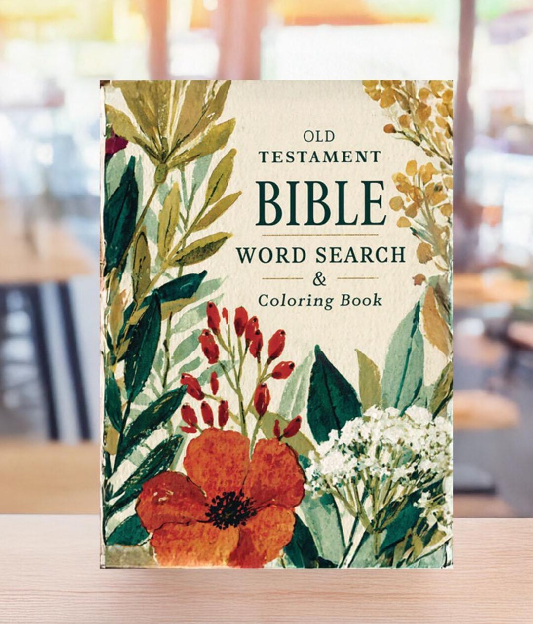 Bible Word Search & Coloring Book for Adults | Larger Print Scripture