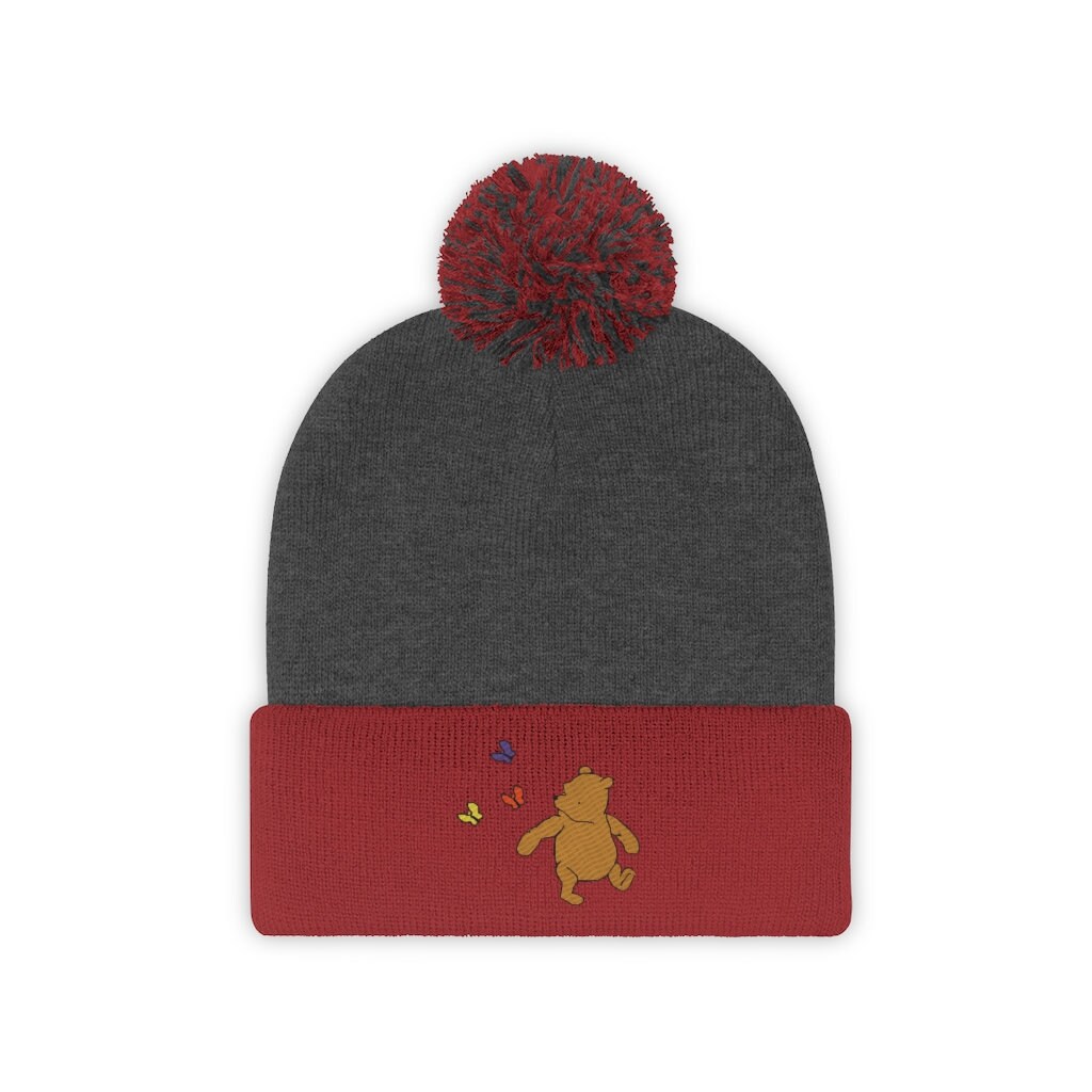 Winnie the Pooh Embroidered Beanie - Hundred Acre Woods Pom  display picture 1