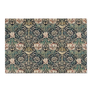 William Morris Rug, Honeysuckle Area Rug, Arts and Crafts Movement Decor
