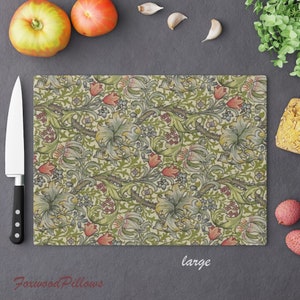 Kitchen Cutting Board, Golden Lily, JH Dearle, William Morris, Kitchen Decor
