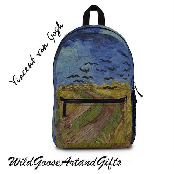 Teacher Backpack Vincent Van Gogh Wheatfield With Crows 