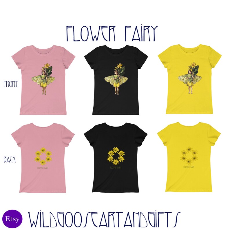 Custom Girls Shirt Personalized Fairy Shirt Girls Princess Etsy