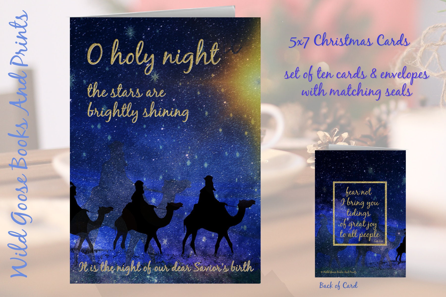 Catholic Christmas Card - O Holy Night (set of 10)