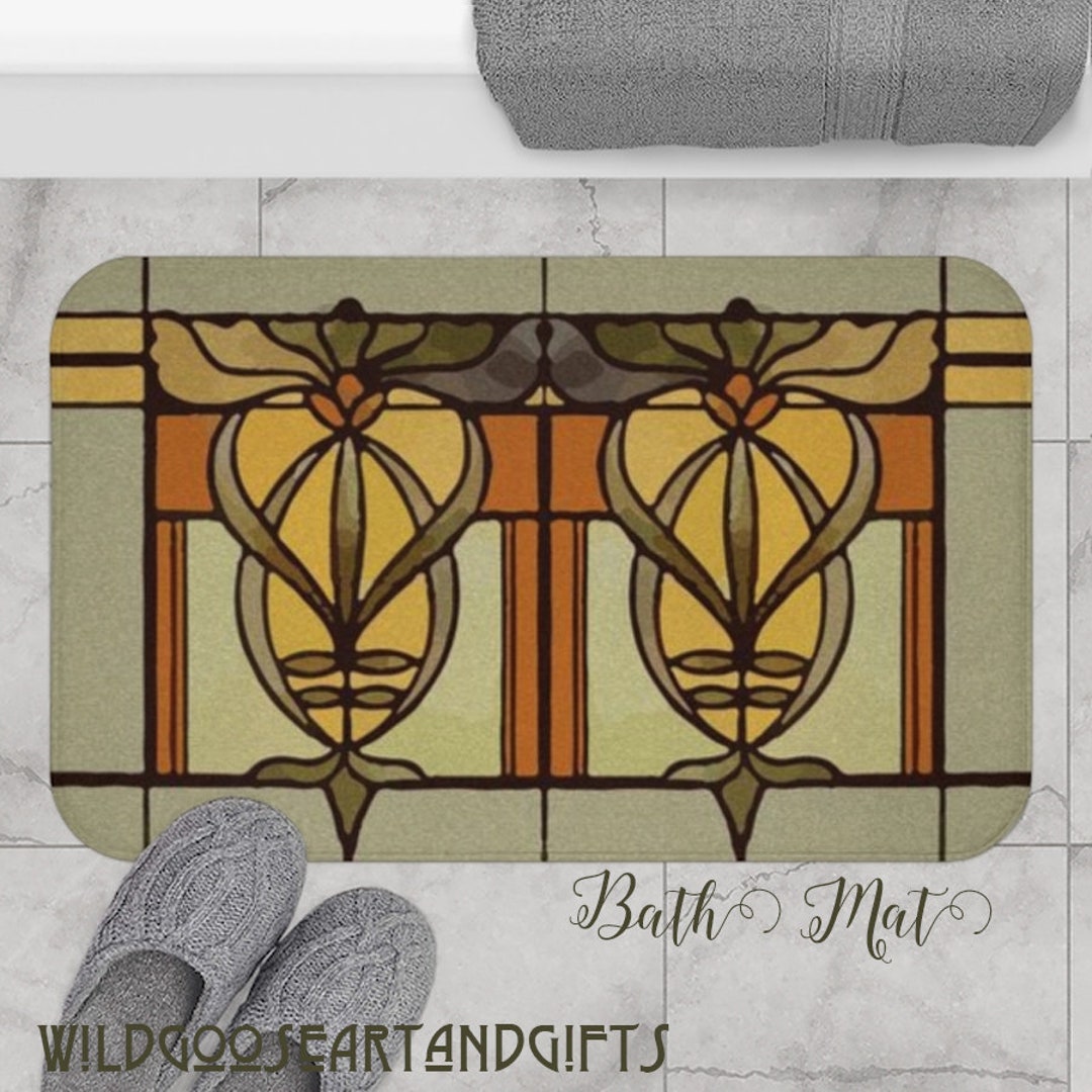 Art Nouveau Bathroom, Bath Mat, Art Nouveau, Bathroom Mat, Bath Towel Set, Bath Towels, Art ...