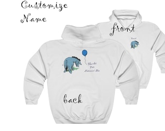 Custom Eeyore Hoodie: Classic Winnie the Pooh Pullover (S-5XL)