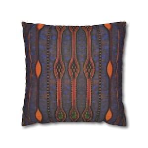 Almohada Charles Rennie Mackintosh: Cojín Art Nouveau de gamuza sintética