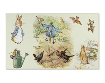 Alfombra de Peter Rabbit / Decoración infantil de Beatrix Potter