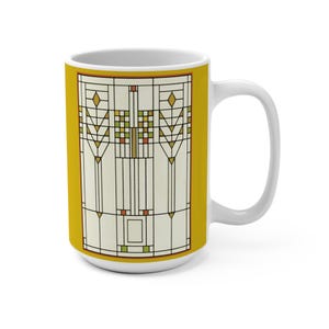 Frank lllloyd Wright Art Glasbecher: Dualon D Martin House Design