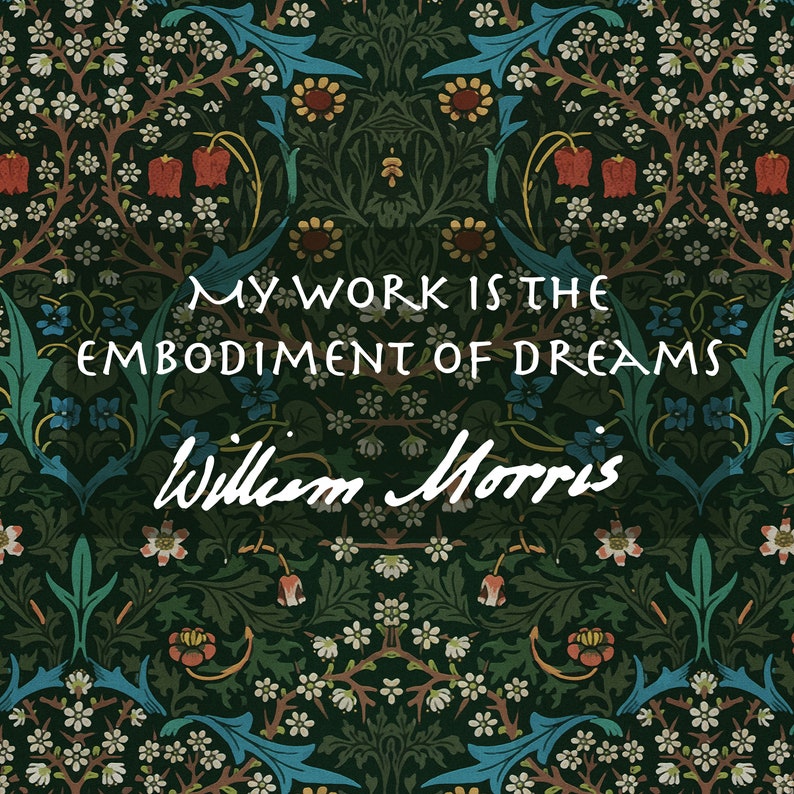 William Morris Blanket, Crushed Velvet, Fig, Leaf, Vine, Craftsman Bungalow, Stickley Home, Arts & Crafts Movement, Floral Blanket, Blue image 5