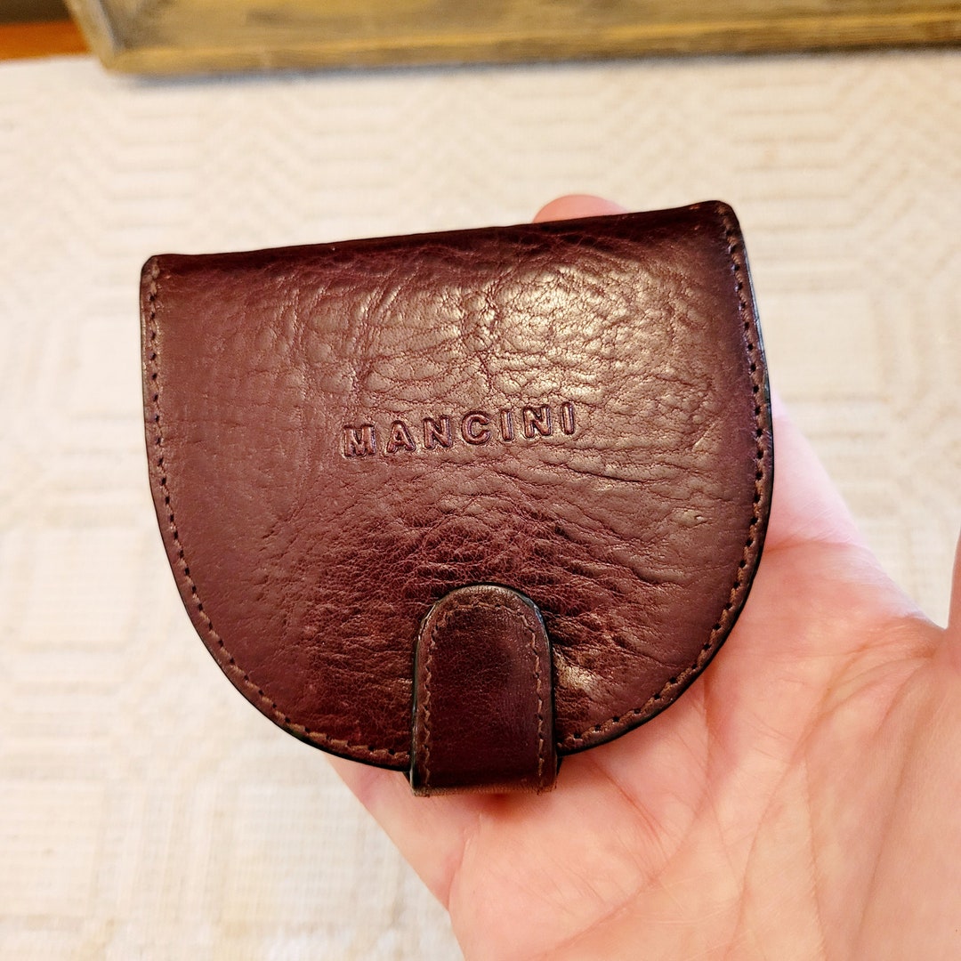 Horseshoe Wallet for Coins & Cash, Brown, Unisex Wallet, Vintage