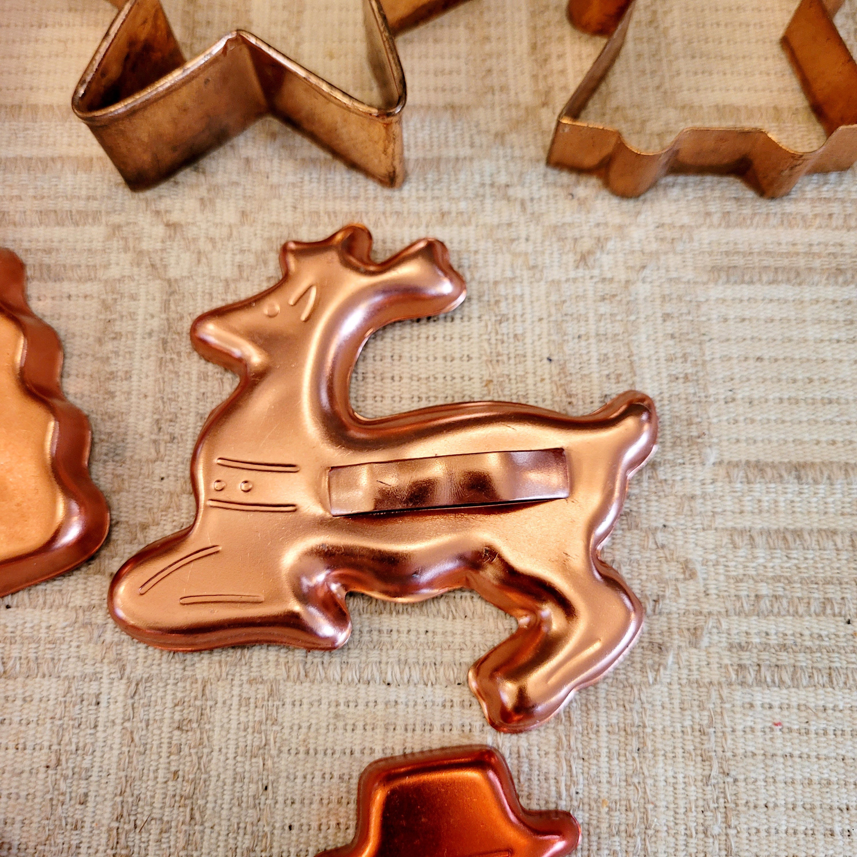 Vtg Gingerbread Aluminum Cookie Cutter Set of 3 - Ruby Lane