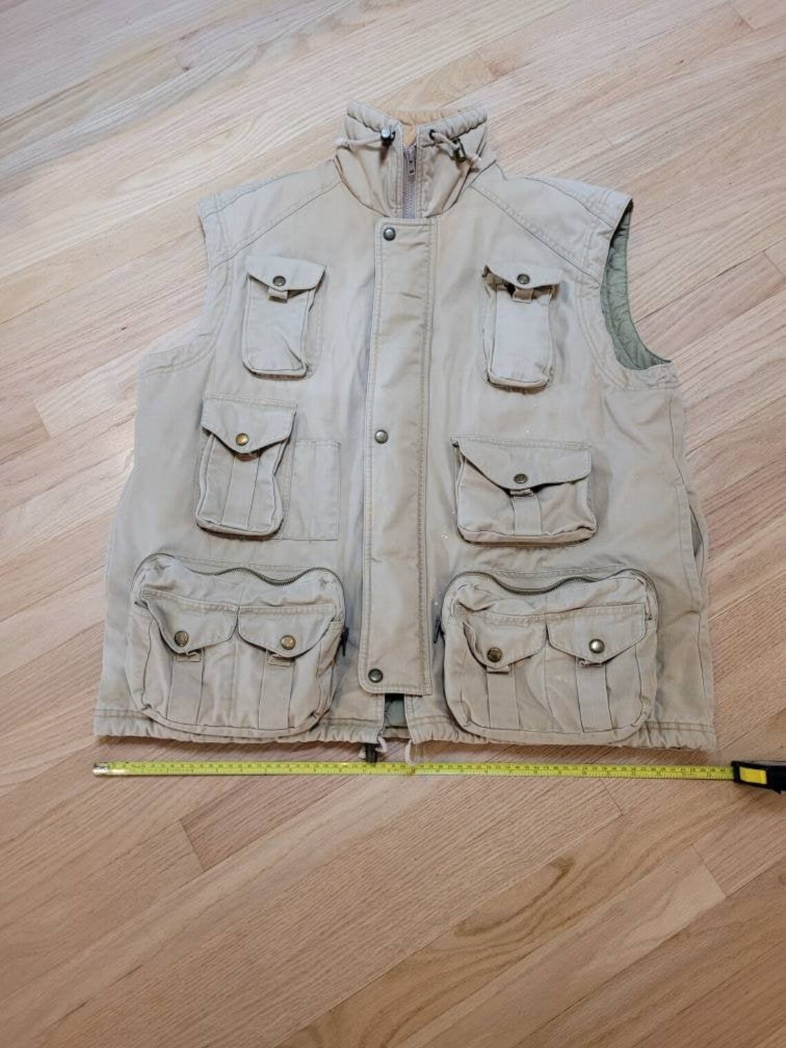Vintage Fly Fishing Vest Insulated by Stormtech Khaki Etsy