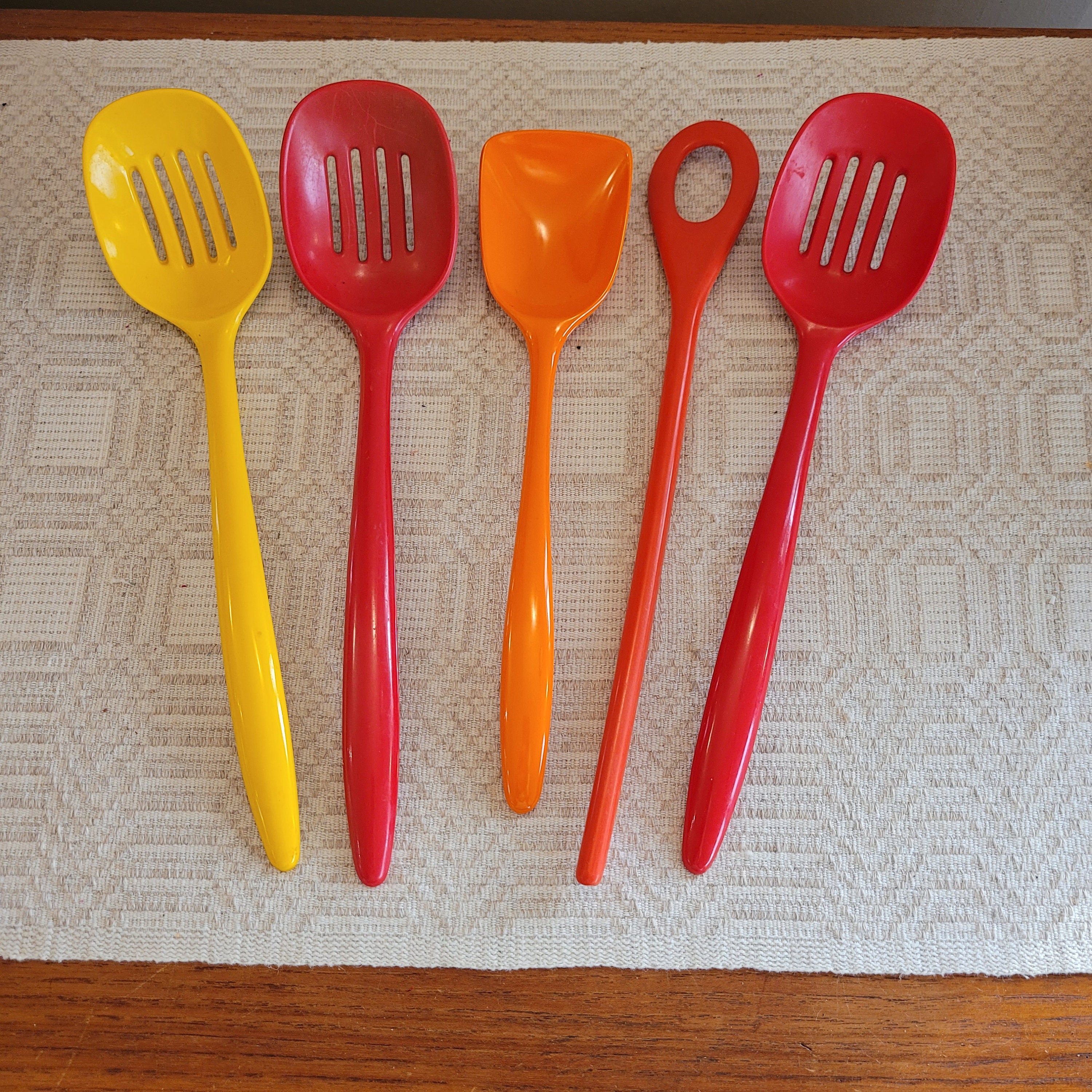 Assorted Rosti Replacement Utensils, Melamine Plastic, Slotted