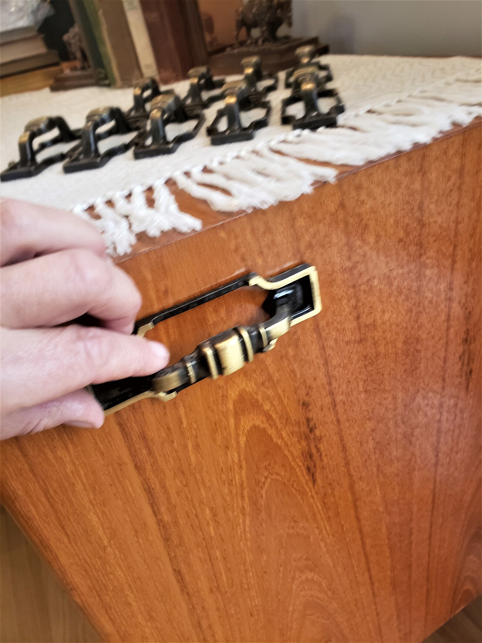 Vintage Brutalist Cajón Tira Amerock Hebilla de cinturón | Etsy