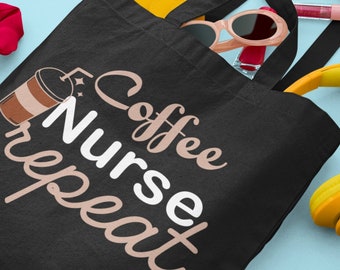 Nurse Tote Bag, RN Tote, Personalized Tote Bag, Nurse Gift, RN Gift, Gift for Nursing Student, LPn, CNA, Nurse Graduation Gift