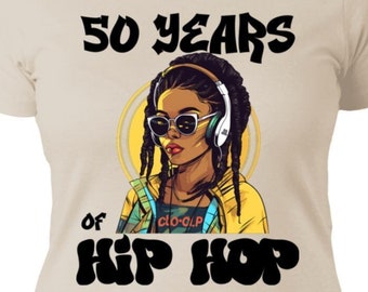 Old School Graffiti Style 50 Years of Hip Hop, Rap Music, Hip Hop Anniversary, Concert Festival Shirt, 1973-2023, Graphic Tee