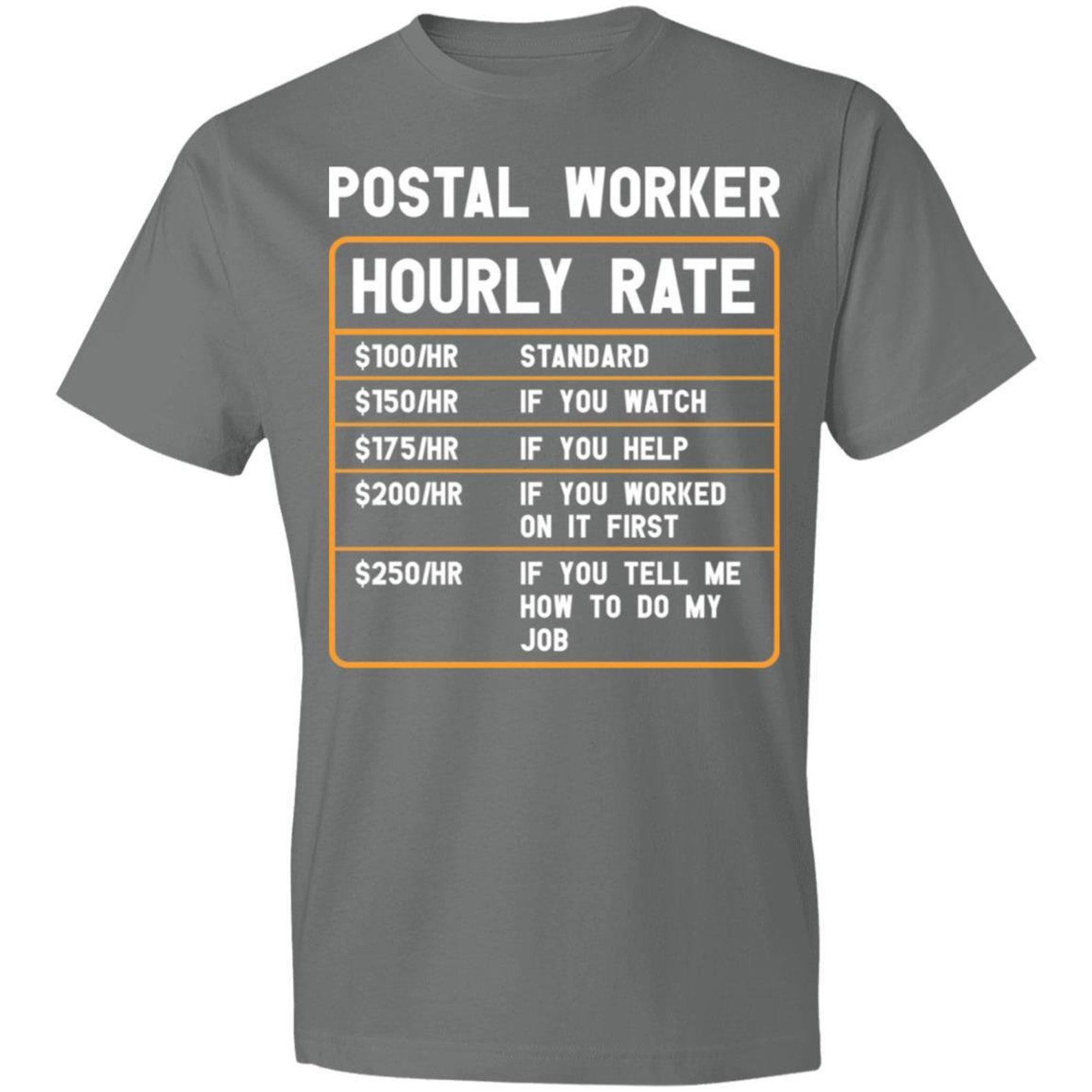 Funny Postal Worker Hourly Rate Shirt, Postal Carrier Worker Shirts