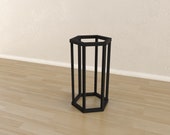 Industrial Style Steel Leg for side table - Hexagon Design 25x25 and 20x20