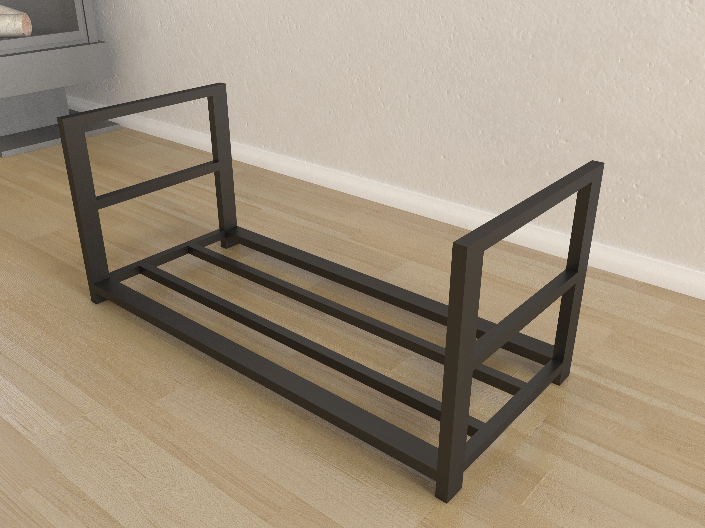 Soporte de almacenamiento de leña Industrial Style | Etsy