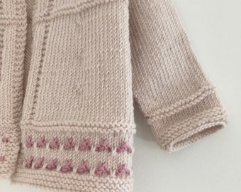 Baby Cardigan Knitting Pattern