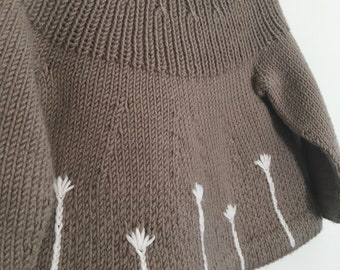 Babytrui BREIPATROON (pdf-patroon) - alleen in het Engels