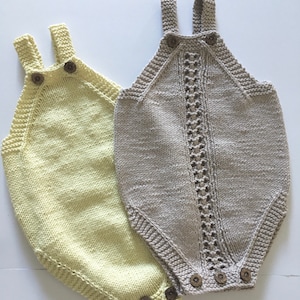 Baby Romper KNITTING PATTERN