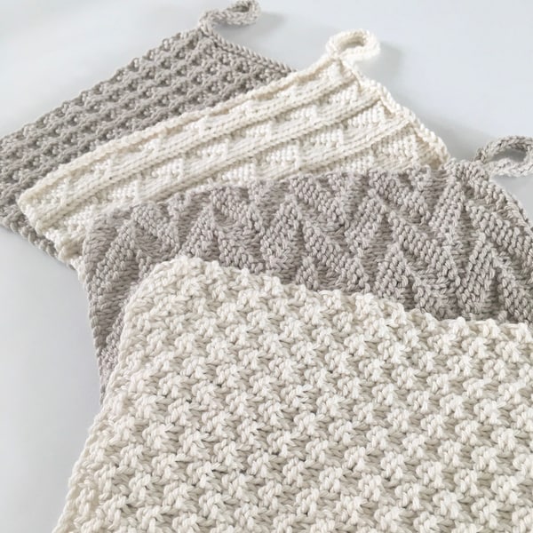 Baby Washcloth Knitting Patterns, DIY Dishcloth Pattern