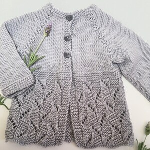 Knitting Pattern, Baby Sweater, Baby Cardigan