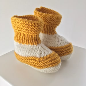 Baby Booties Knitting Pattern, pdf download