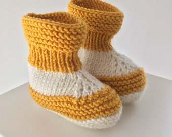 Baby Booties Knitting Pattern, pdf download - English only