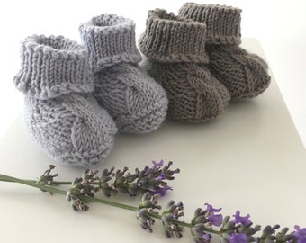 Baby Booties Knitting Pattern, pdf download