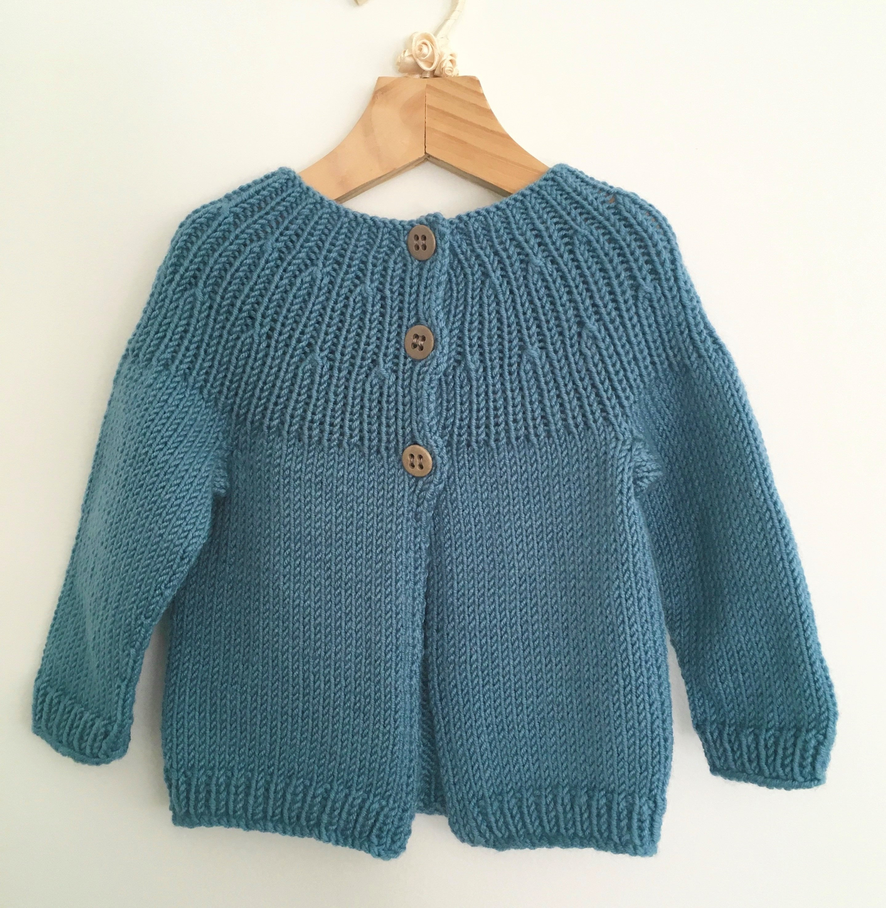 Baby Cardigan Knitting Pattern - Etsy