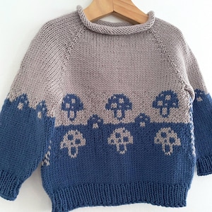 Baby Sweater KNITTING PATTERN, Top Down Sweater