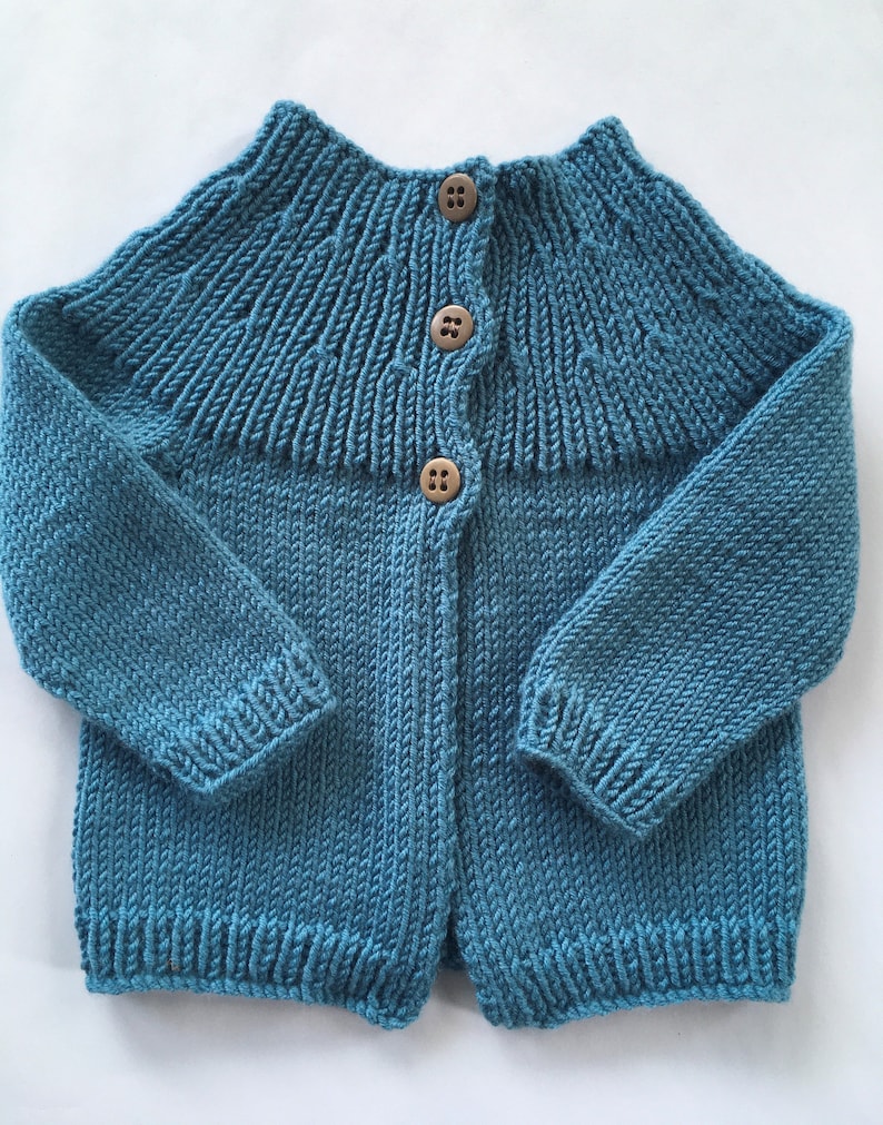 Baby Cardigan Knitting Pattern - Etsy