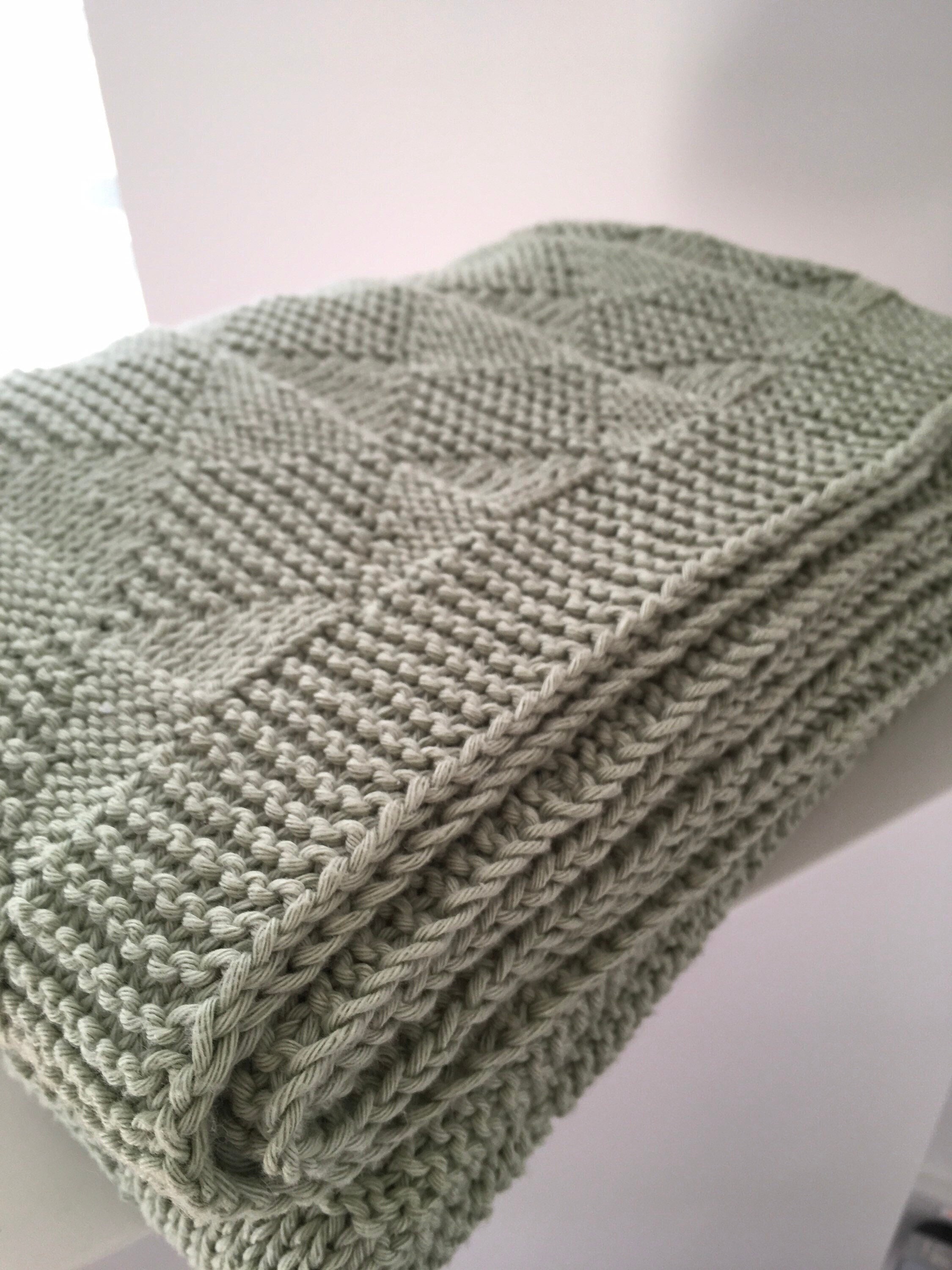 Reversible baby blanket knitting pattern hotsell