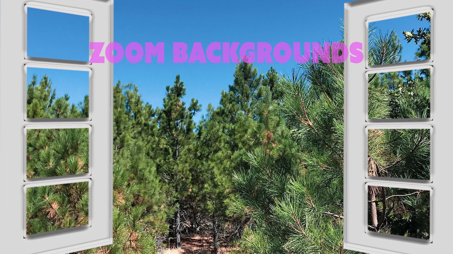 Out of My Window Zoom Backgrounds Etsy Hong Kong