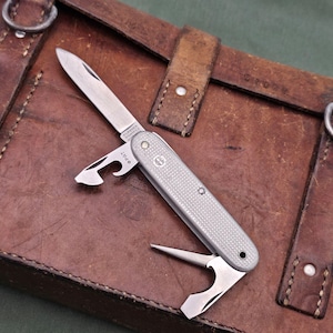 1966 Vintage Elsener Schwyz Victoria Alox Soldie Retired Model Original Swiss Army Tool Rare