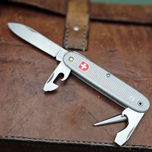 1981 Vintage Wenger Original Alox Soldier Swiss Army Tool Rare